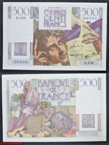 Biglietto 500 franchi - da,