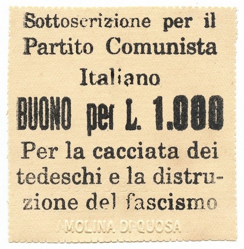 1000 lire molina quosa buono - 1000,