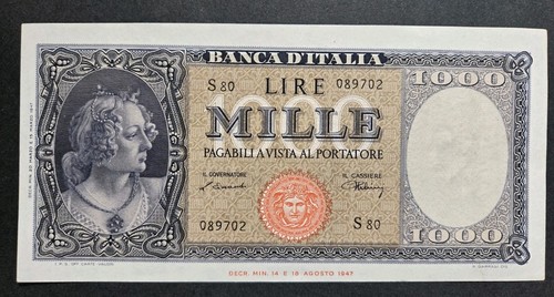 1000 lire italia - lire,