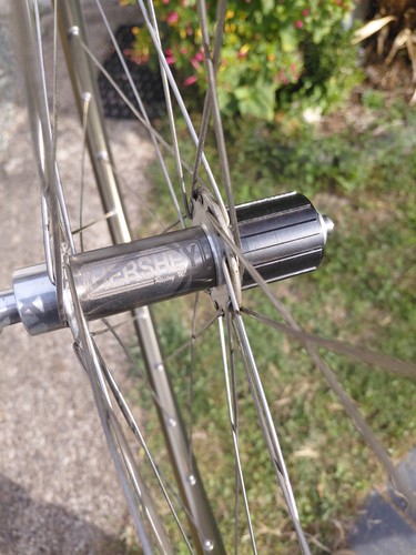 Roue arrière vtt vintage - roue,