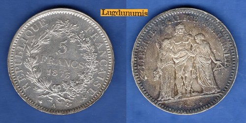 Francs hercule 1873 paris - francs,