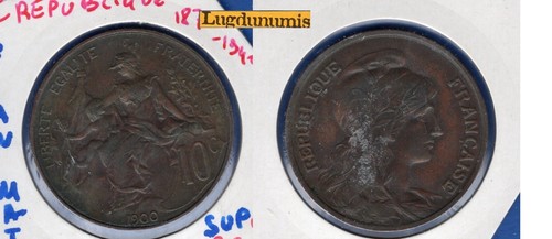 Centimes daniel dupuis 1900 - centimes, daniel-dupuis