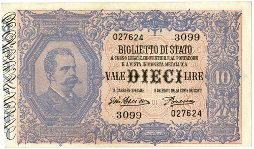 Lire biglietto stato - lire,