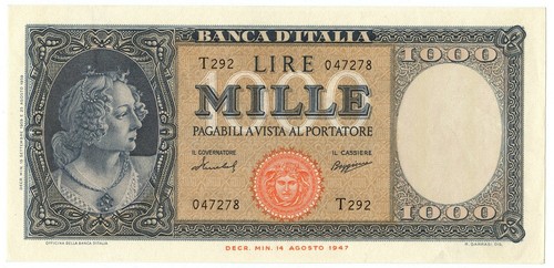 1000 lire italia ornata - 1000,