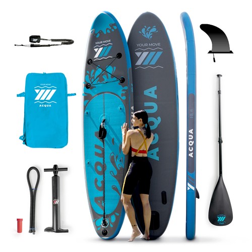 Tavola sup gonfiabile - tavola, 3d