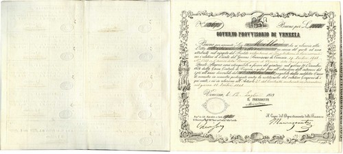 1000 lire governo - 1000, provvisorio
