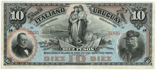 Pesos banco italiano - pesos,