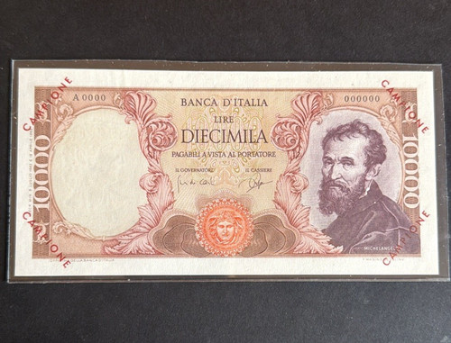 000 lire michelangelo - 10.000,