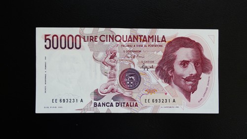 50000 lire bernini tipo - 50000, 1