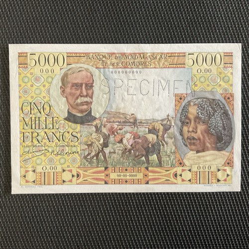 Madagascar 5000 francs - madagascar:,