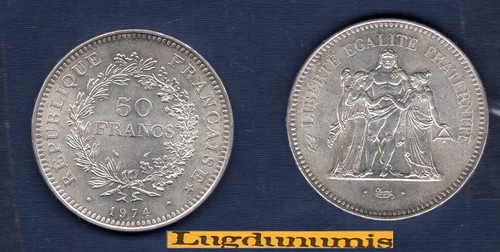 Francs hercule 1974 - hercule, ttb