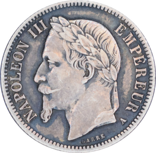 Franc napoleon iii 1866 - iii,